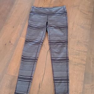 Striped Athleta leggings